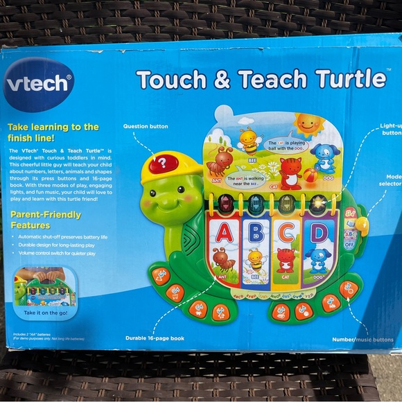 Vtech Touch n Teach Turtle - Picture 2 of 3
